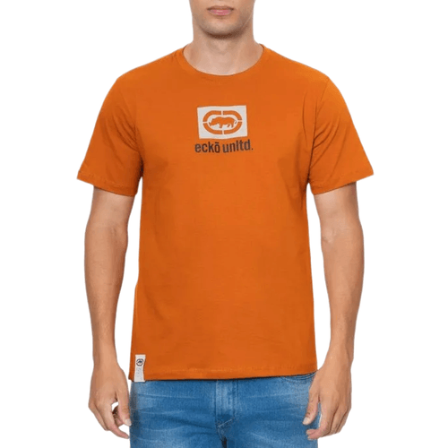 Camiseta Masculina Ecko Middle Logo AMARELO-EK102- -1-